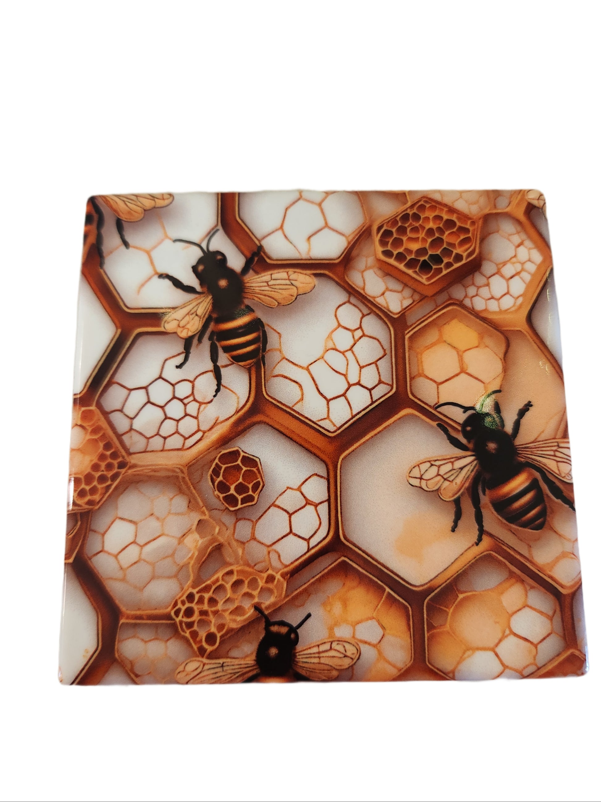 1 style Bumble Bee 4 in Table Coasters - ALittleDisAnDat.com