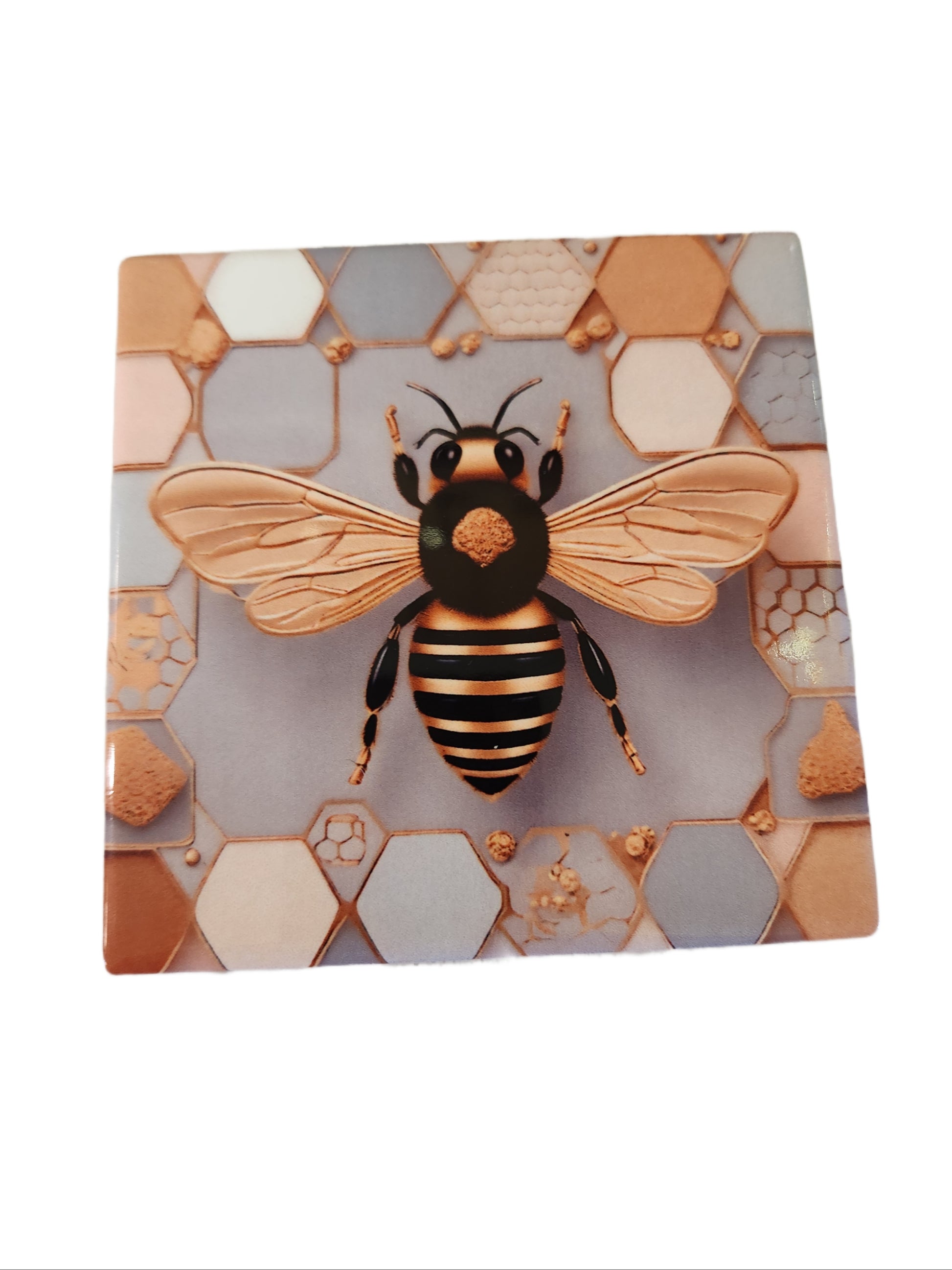 3 style Bumble Bee 4 in Table Coasters - ALittleDisAnDat.com
