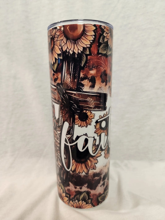 Custom 20oz Faith / Crosses Tumbler - Image #1