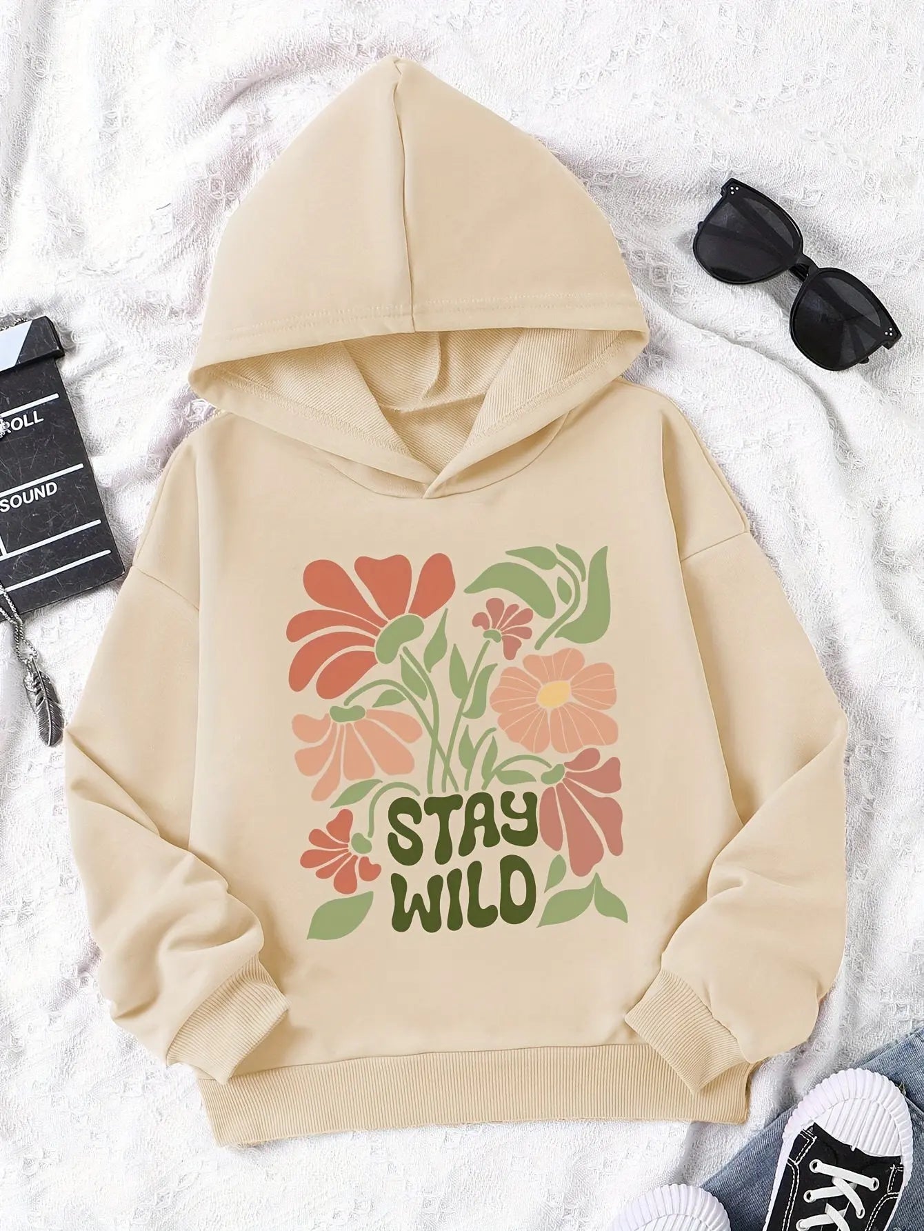 https://alittledisandat.com › products › girls-cozy-stay-wild-floral-hoodie-with-hood1726057732936 image2