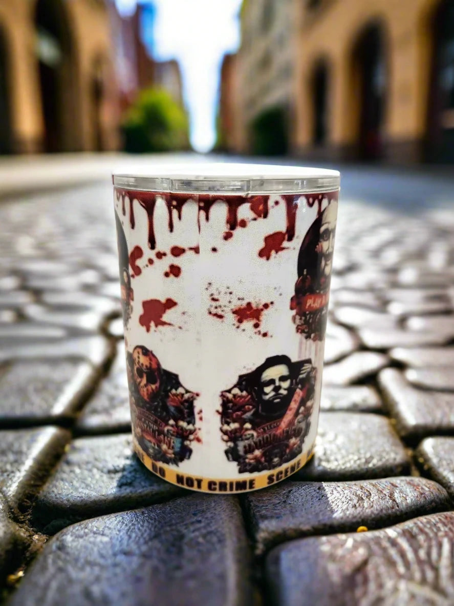 Bloody horror 10oz double-walled Insulated Coffe Tumblers - Image #4