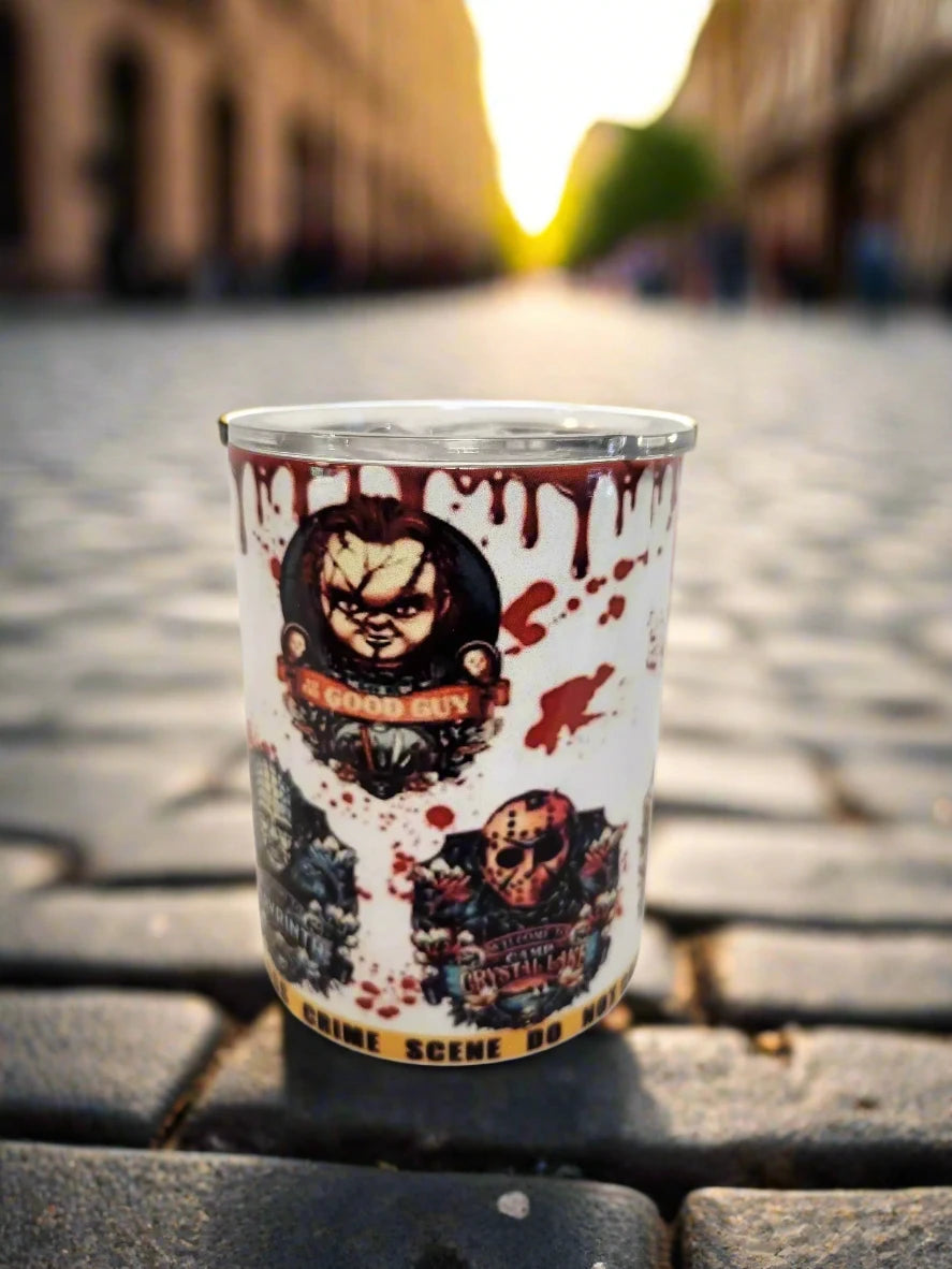 Bloody horror 10oz double-walled Insulated Coffe Tumblers - Image #5