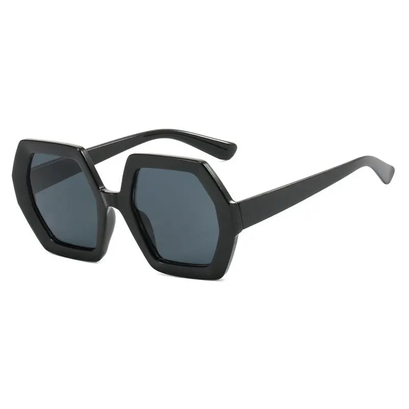 Polygon sunglasses anti-UV sunglasses - Image #12