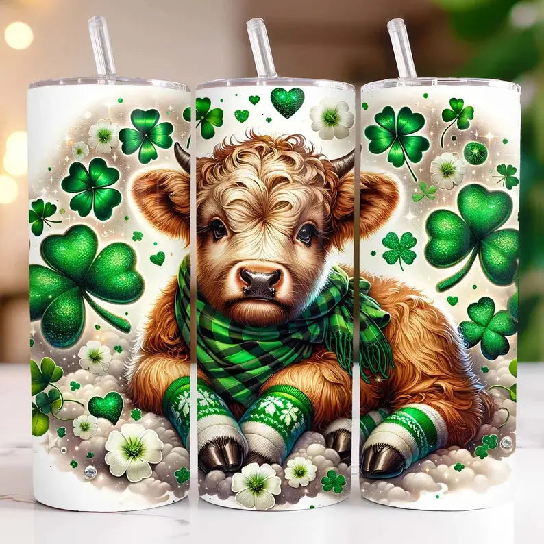 Saint Patrick Baby Heifers 20oz Tumblers - Image #5