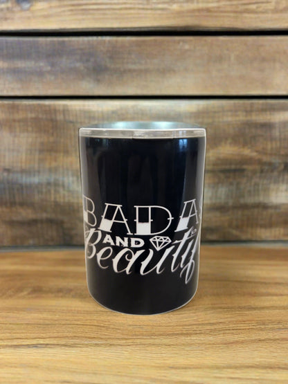 10oz I'm short & mouthy coffee tumblers - Alittledisandat.com