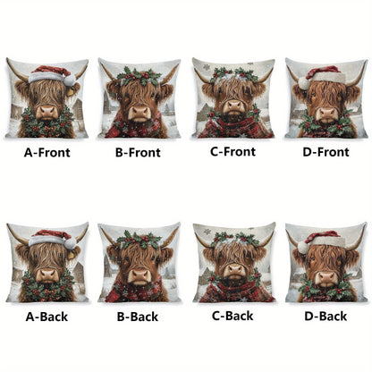 https://alittledisandat.com › products › festive-highland-cow-christmas-pillow-covers-4pack-18x181730107299696 image4