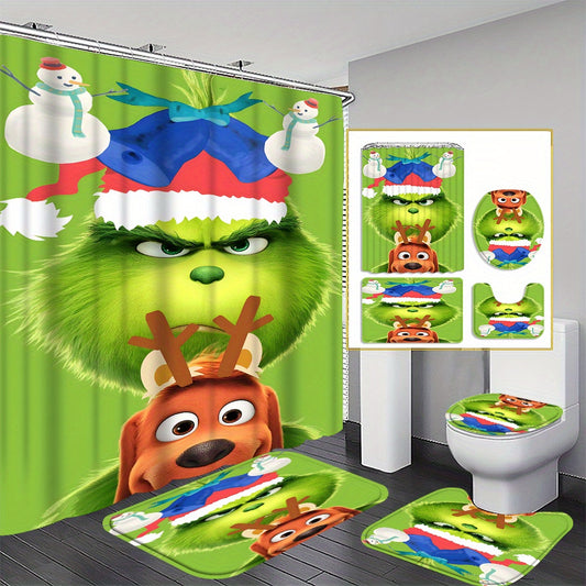 https://alittledisandat.com › products › festive-green-monster-christmas-bathroom-set-with-accessories1728986595664 image0