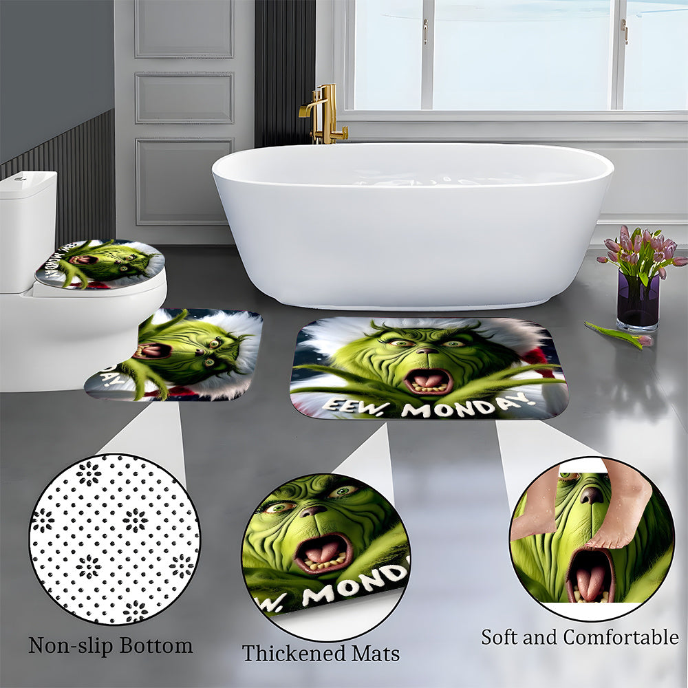 https://alittledisandat.com › products › green-monster-shower-curtain-set-with-nonslip-mat-cover1728733790479 image6