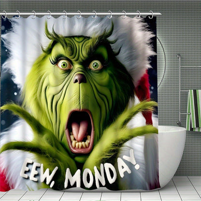 https://alittledisandat.com › products › green-monster-shower-curtain-set-with-nonslip-mat-cover1728733790479 image3