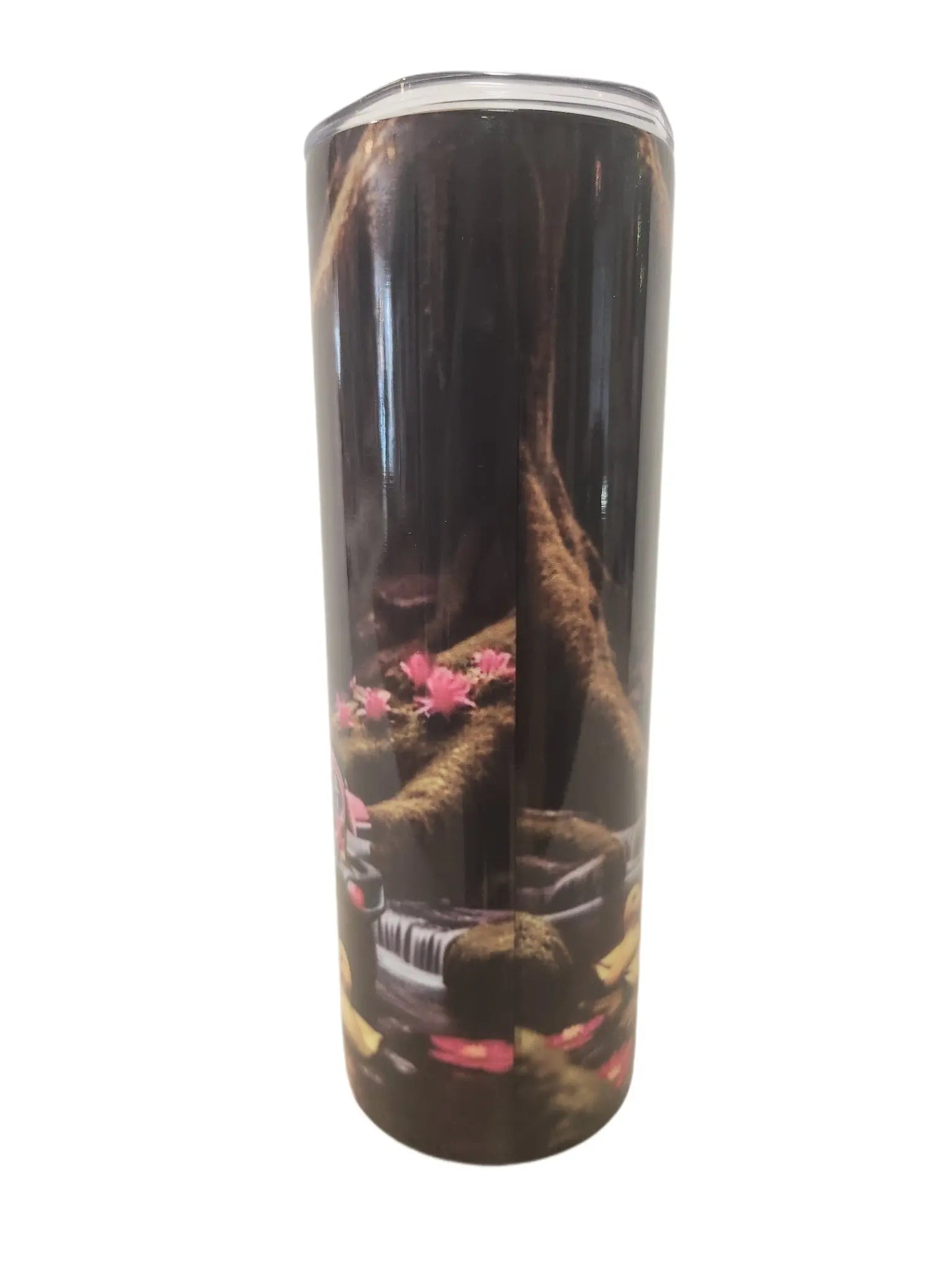 Pink Jeep w/ waterfall 20oz Tumbler - Image #3