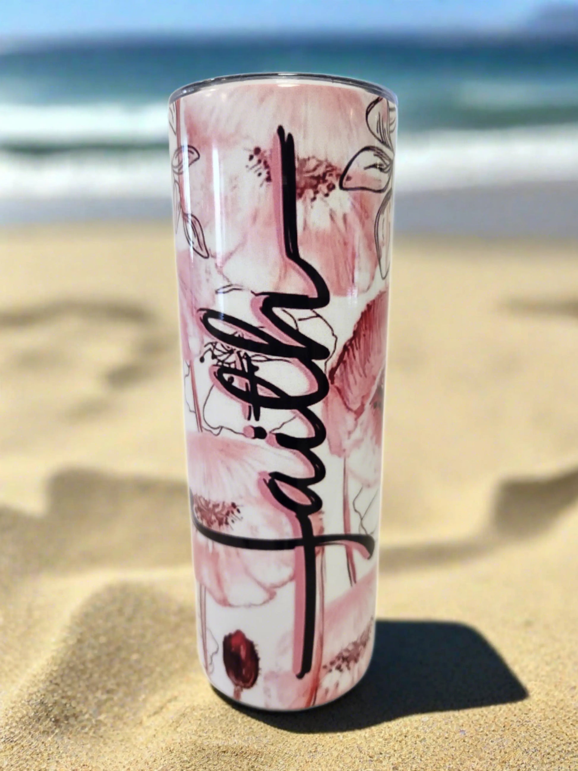 Pink Faith 20 Tumblers - ALittleDisAnDat.com