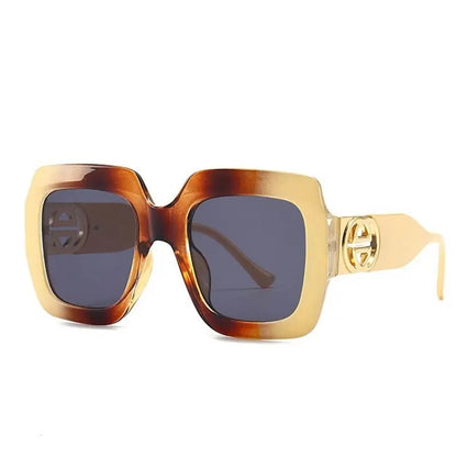 Celebrity Luxury Women Large Square Sunglasses New Brand Oversized Shades - Image #13