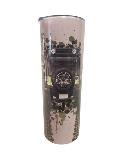 Mint green Jeep 20oz Tumbler - Image #3