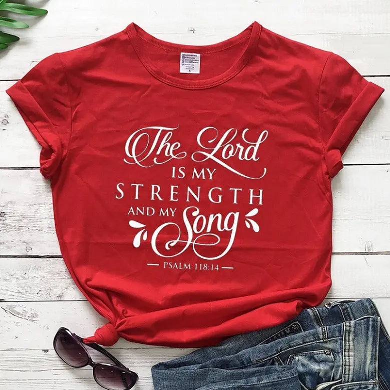 T-Shirt Women Fashion Retro Funny Jesus T-Shirt Faith Slogan Art Top - Image #3