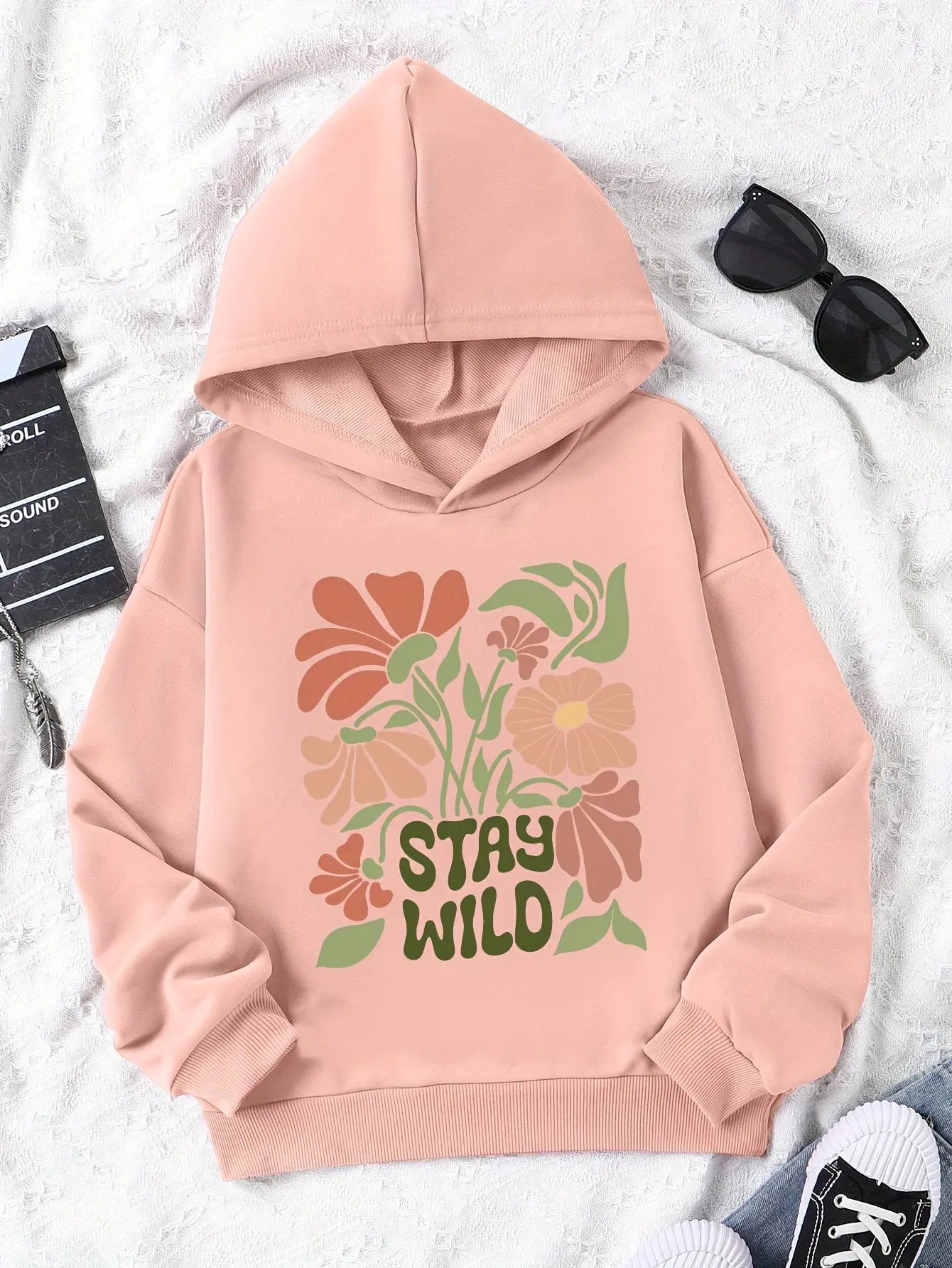 https://alittledisandat.com › products › girls-cozy-stay-wild-floral-hoodie-with-hood1726057732936 image1