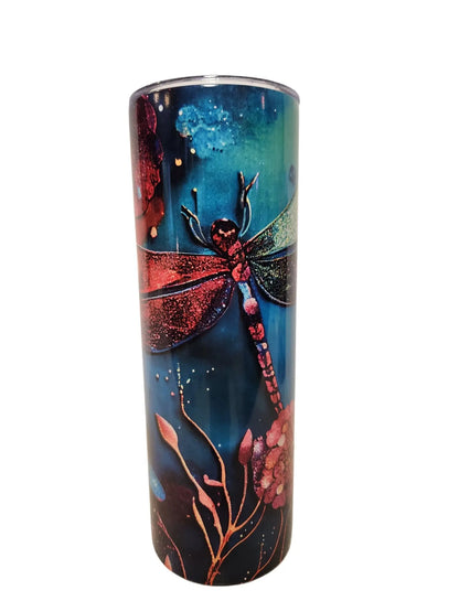 Pretty Dragonfly 20oz Tumblers - Image #1