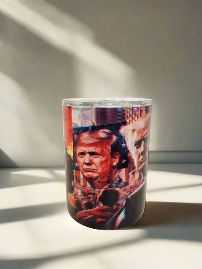 10oz American Patriot tribute double-walled insulated coffee Tumblers - Image #3