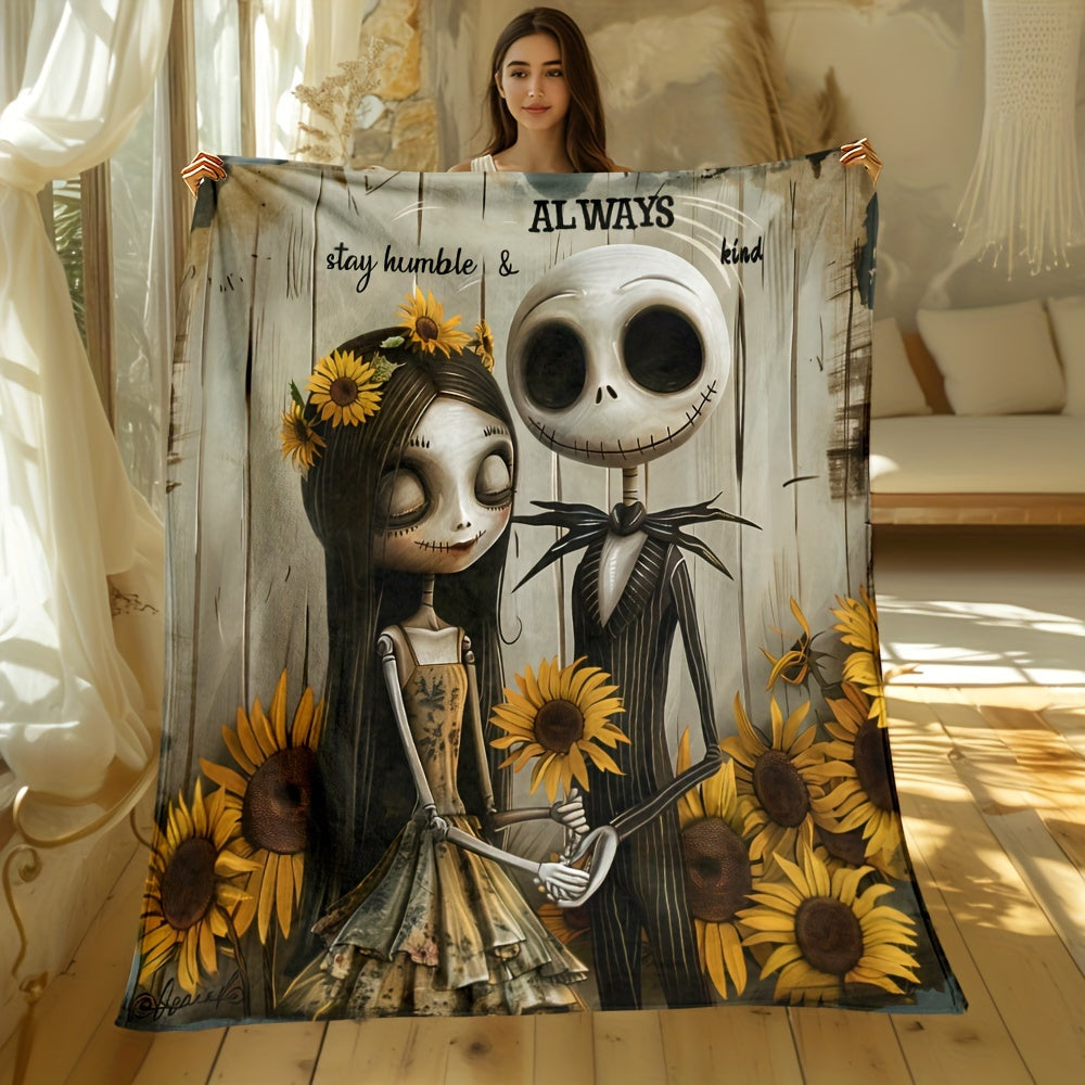 https://alittledisandat.com › products › nightmare-before-christmas-flannel-throw-jack-sunflower-design1724101233296 variants1