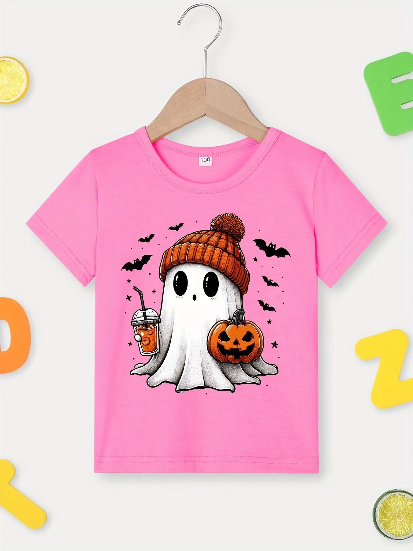 https://alittledisandat.com › products › trendy-girls-halloween-graphic-tee-ghosts-pumpkins-bats1726409691270 image2