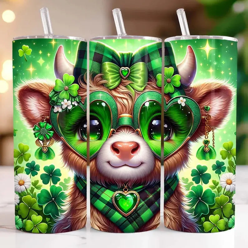 Saint Patrick Baby Heifers 20oz Tumblers - Image #3