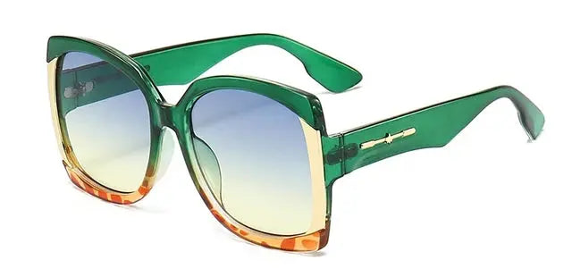 Luxury Brand Square Sunglasses For Women Retro Vintage Oversized Gradient Sun Glasses - Image #7