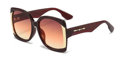 Luxury Brand Square Sunglasses For Women Retro Vintage Oversized Gradient Sun Glasses - Image #12