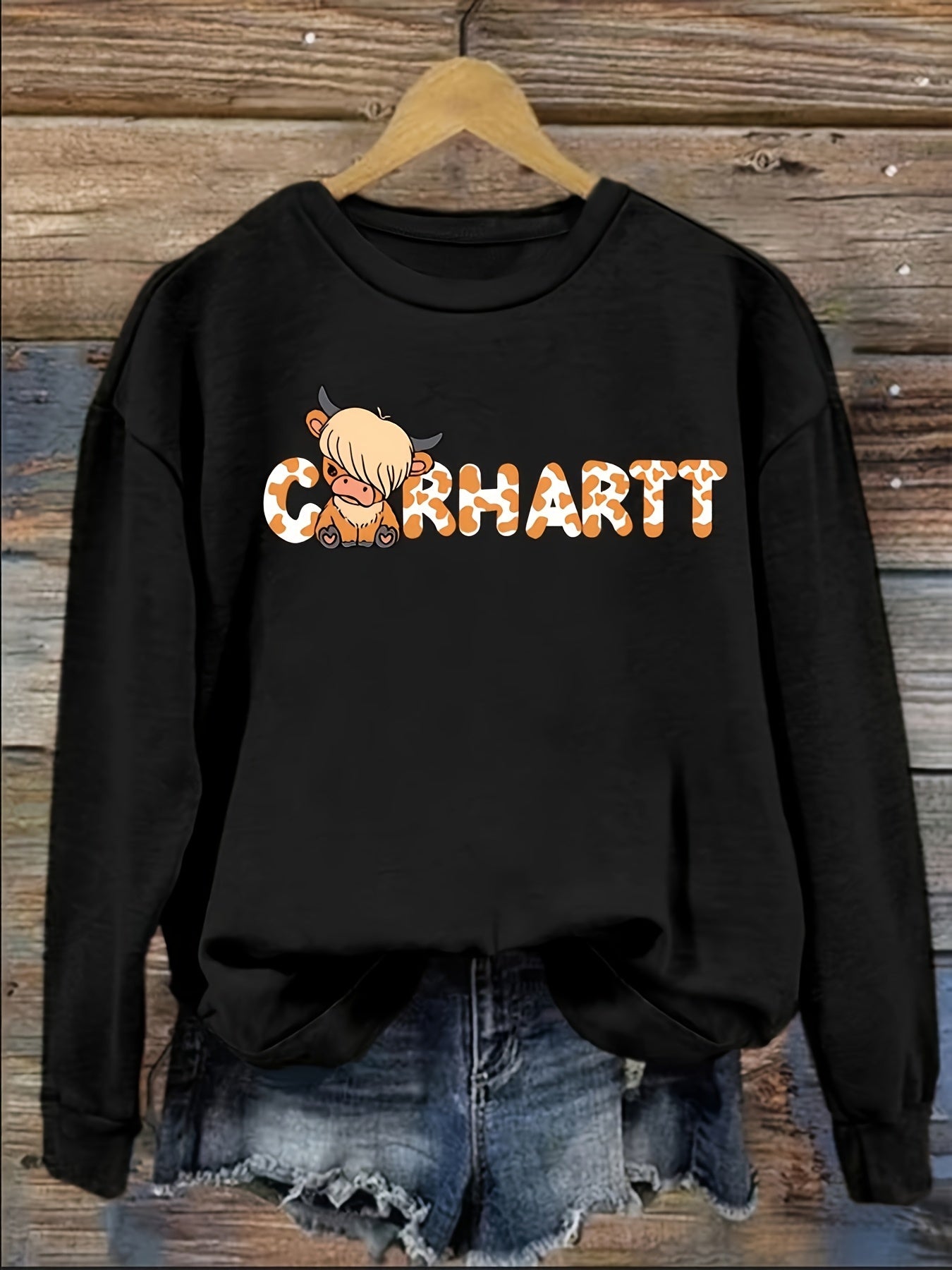 https://alittledisandat.com › products › chic-warm-cow-letter-print-womens-sweatshirt1722629272813 image2