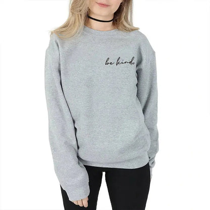 Be Kind  Women's Blessing Inspirational Sweatshirt - Image #4