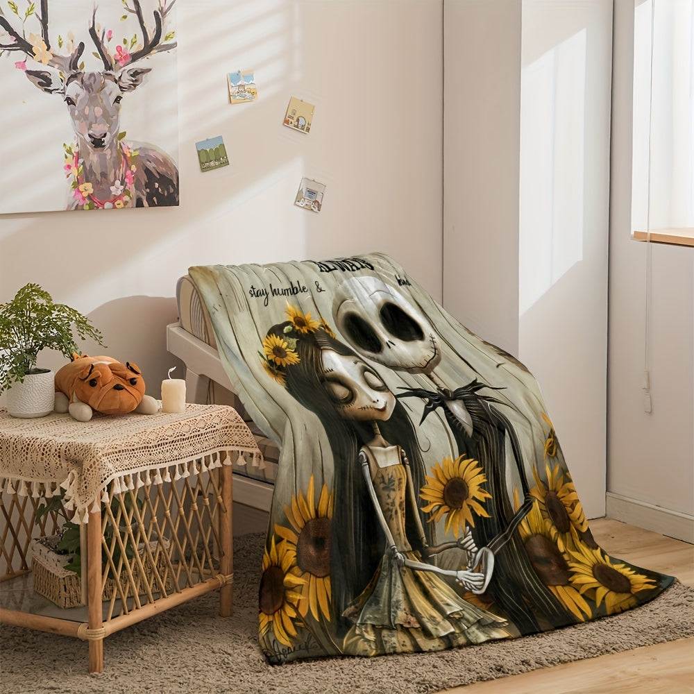 https://alittledisandat.com › products › nightmare-before-christmas-flannel-throw-jack-sunflower-design1724101233296 image3