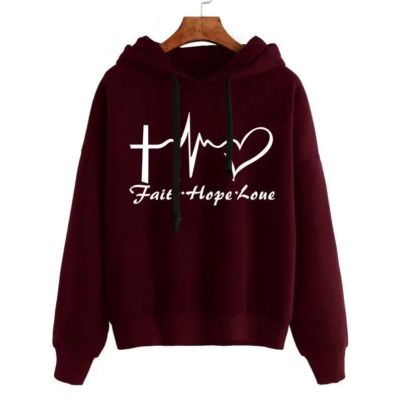 Faith, Hope, Love Women's Hoodies - Image #3