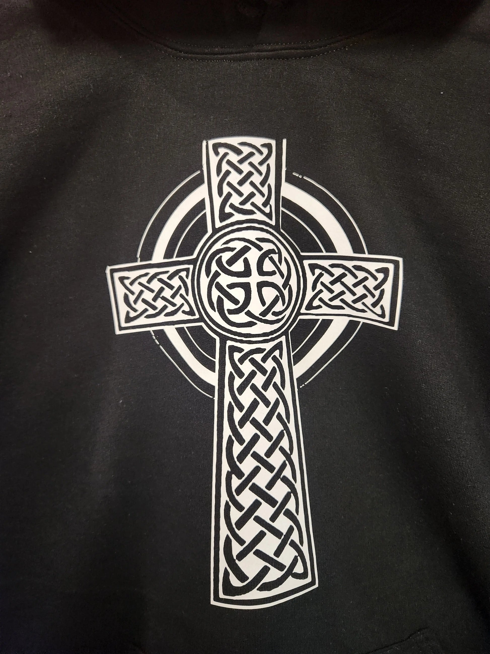 Celtics Cross Men's Hoodies - Image #3