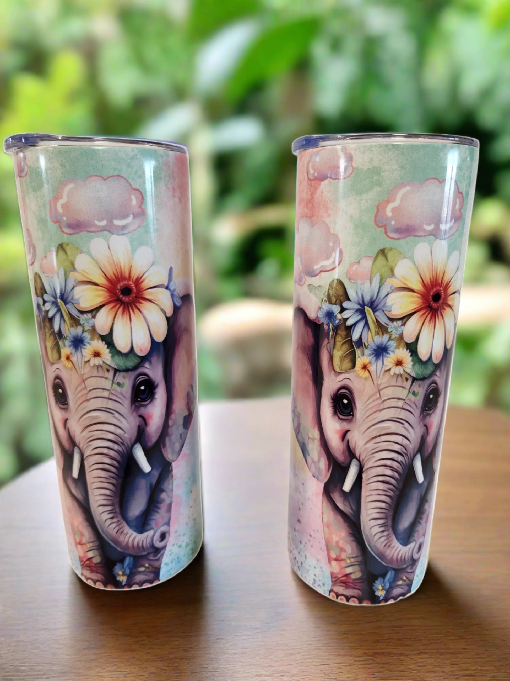 Pretty Elephant 20oz Tumblers