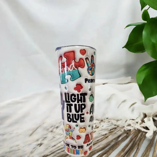 Autism 20oz Tumblers - Image #1