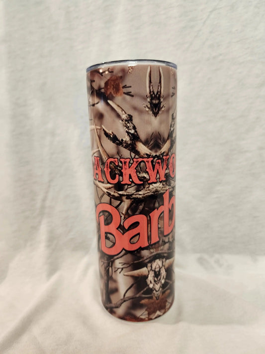 Custom 20oz Backwoods Barbie Tumbler - Image #1