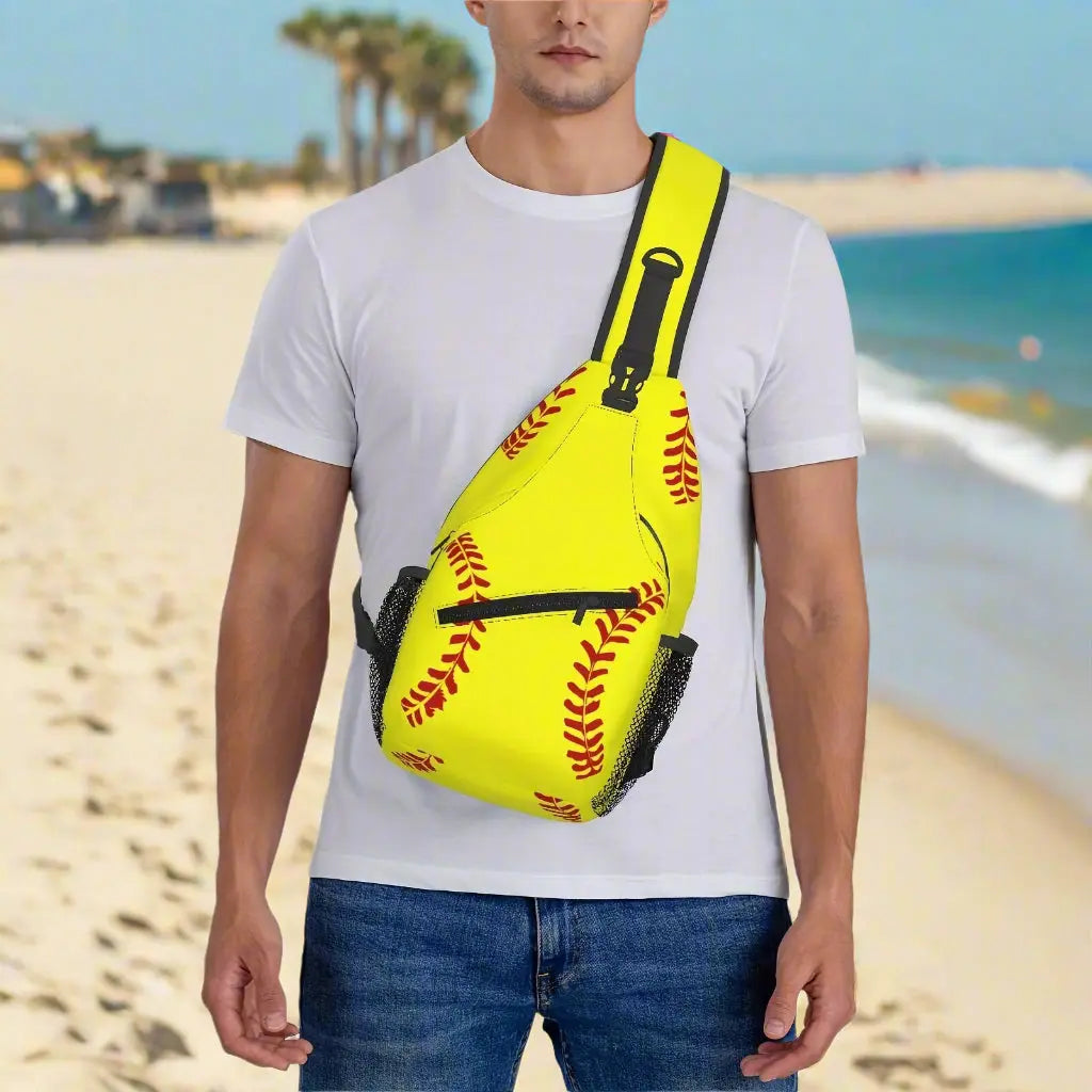 https://alittledisandat.com › products › bright-yellow-softball-print-sling-bag-adjustable-straps-image2