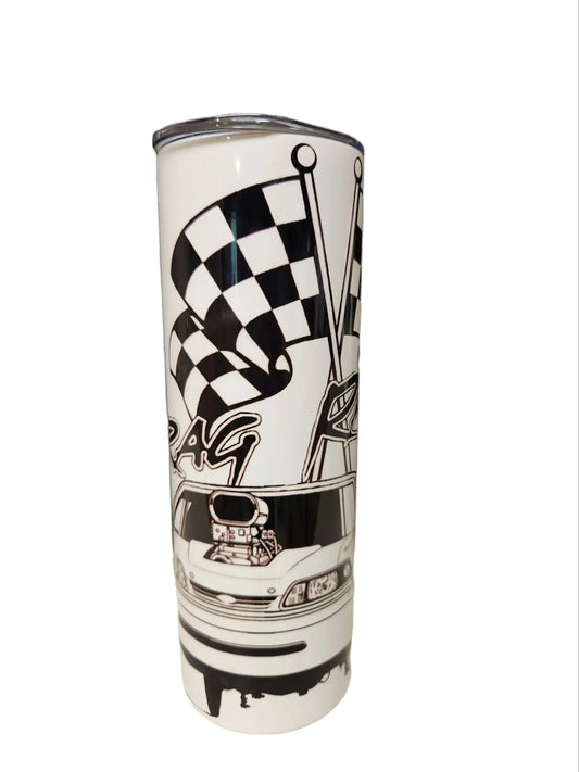 Custom 20oz Drag Racing Tumbler - Image #1