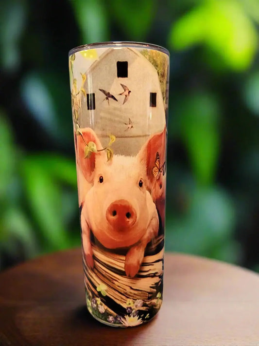 Custom 20oz Piggy Tumbler - Image #1