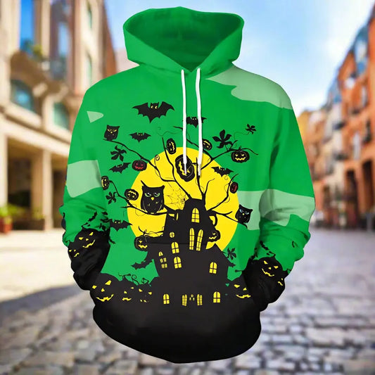 https://alittledisandat.com › products › halloween-party-oversized-hoodies-haunt-the-house-bat-horror-digital-printed-sweatshirt - Image #1