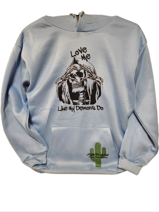 Love me like my demons do Women's Hoodies - Image #1