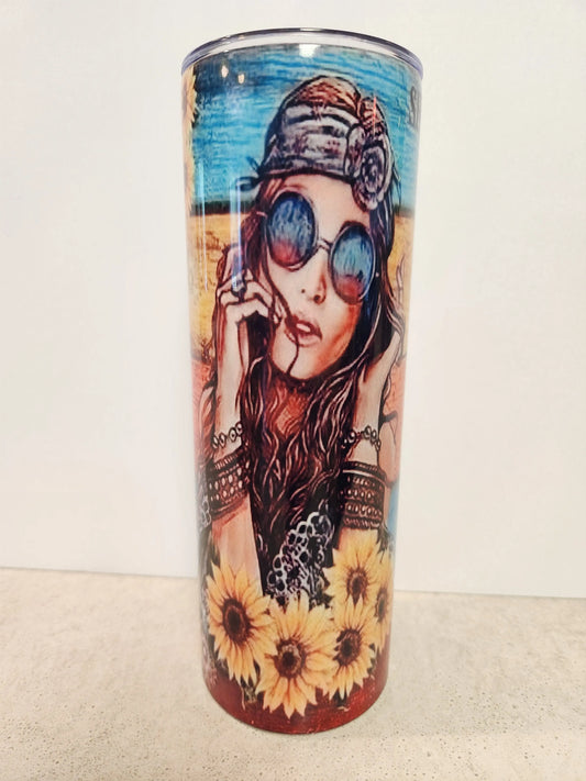 New Custom 20oz Gypsy Soul Tumbler A Little Dis An Dat