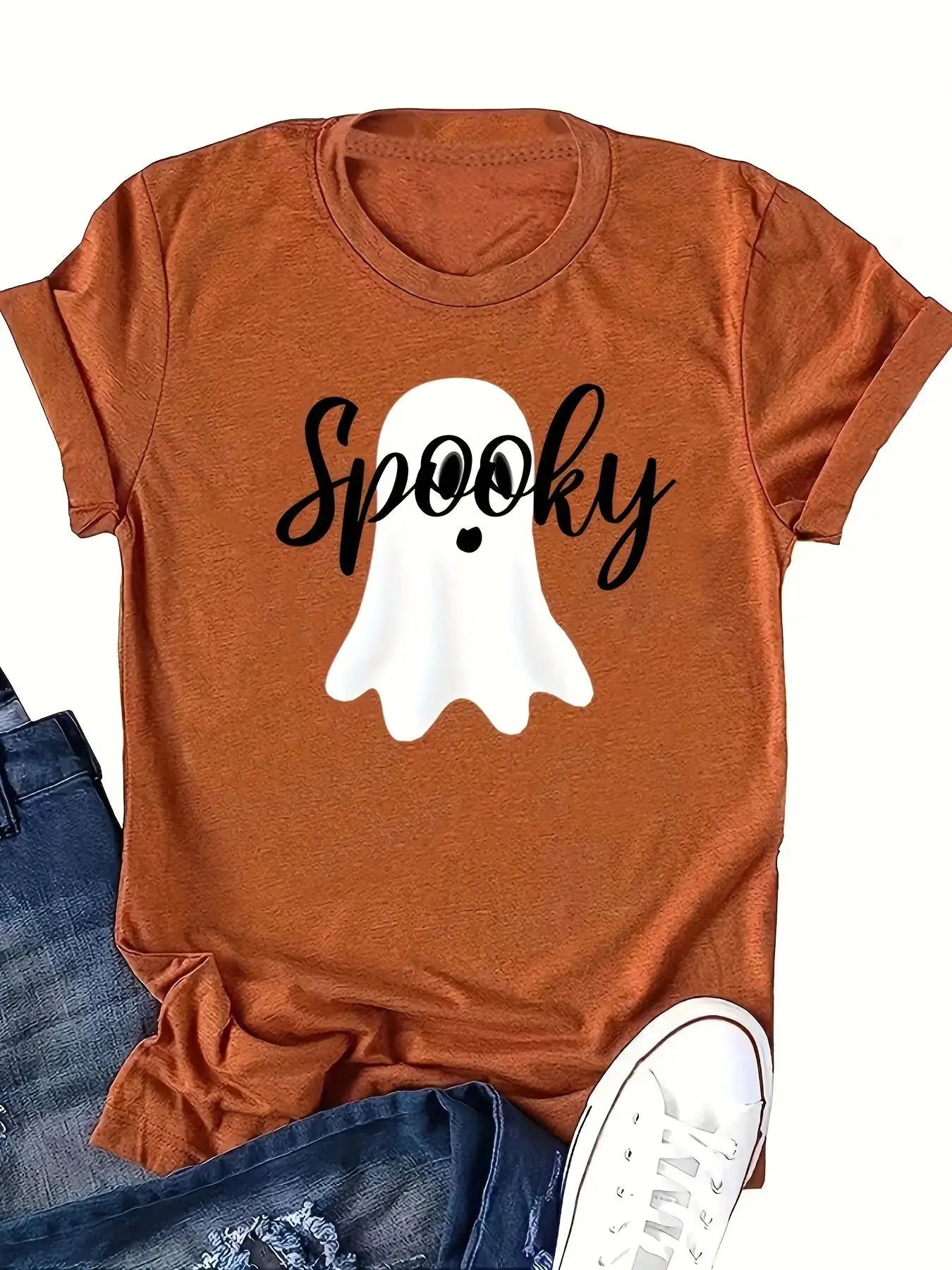 https://alittledisandat.com › products › plus-size-spooky-halloween-tshirt-casual-crew-neck1725641216736 image0