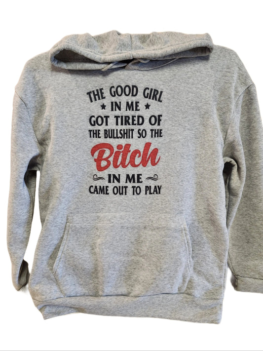 Women's  the good girl Print Hoodies A Little Dis An Dat