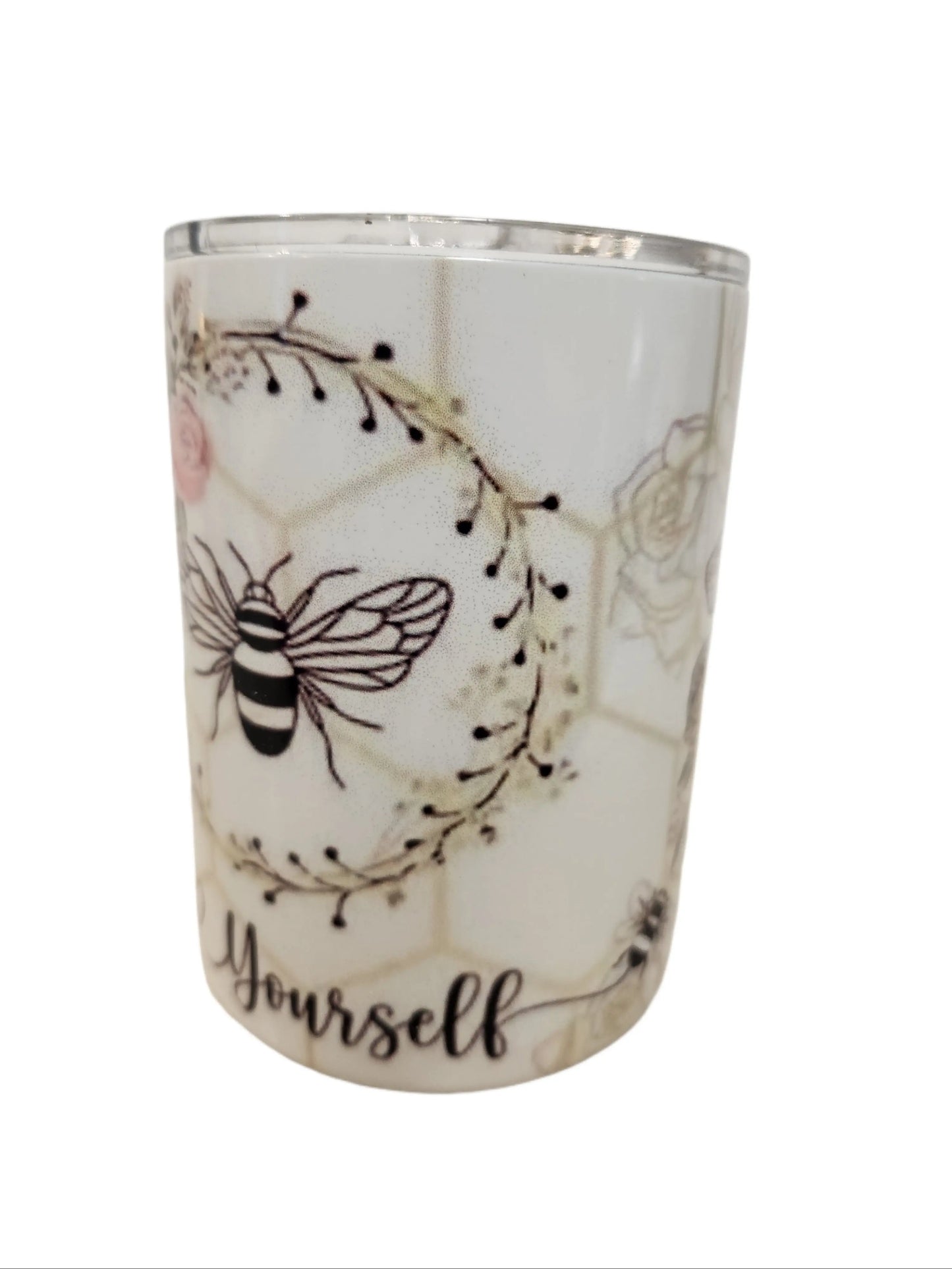 Bee Yourself 10oz coffee tumbler