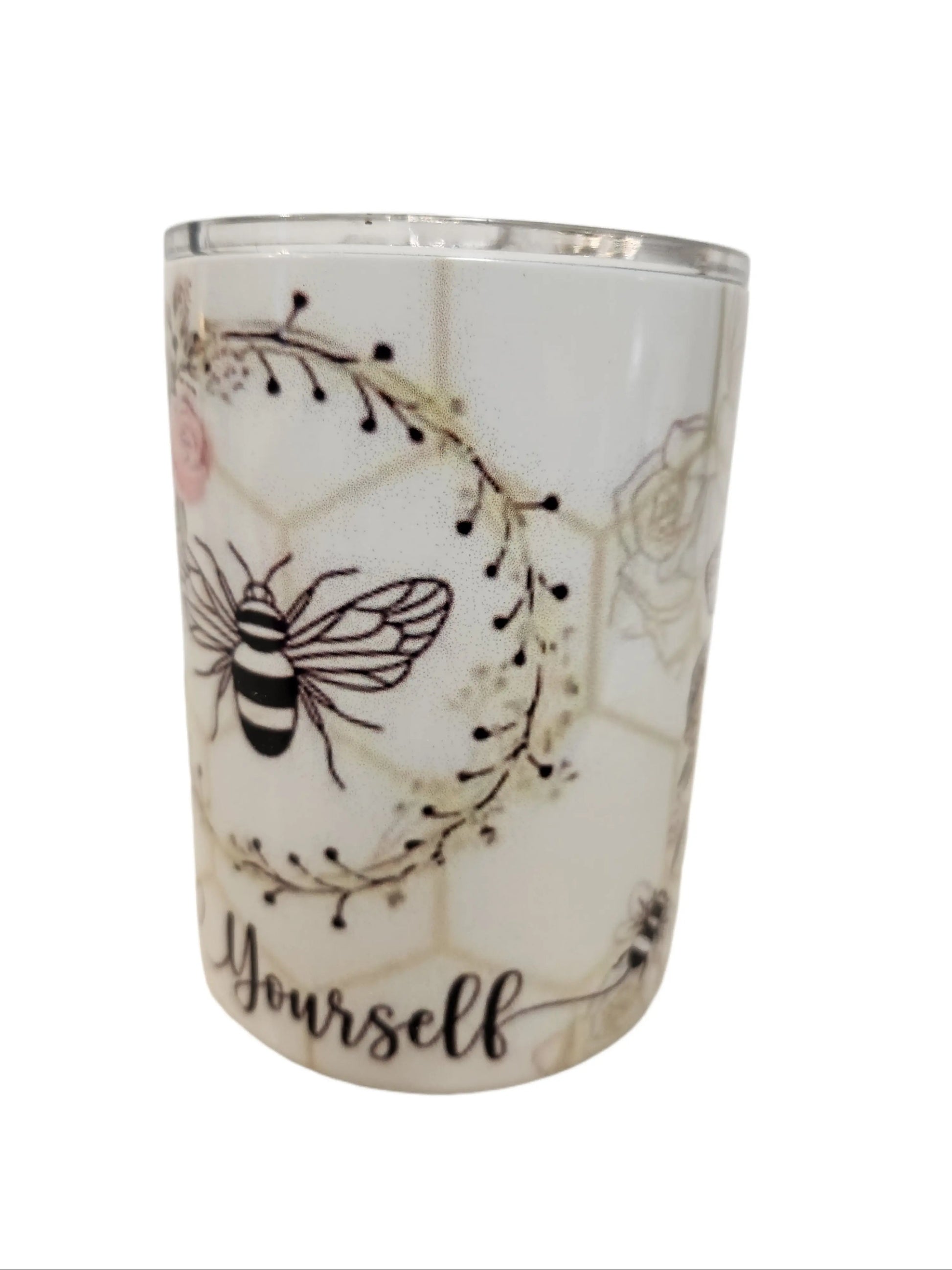 Bee Yourself 10oz coffee tumbler