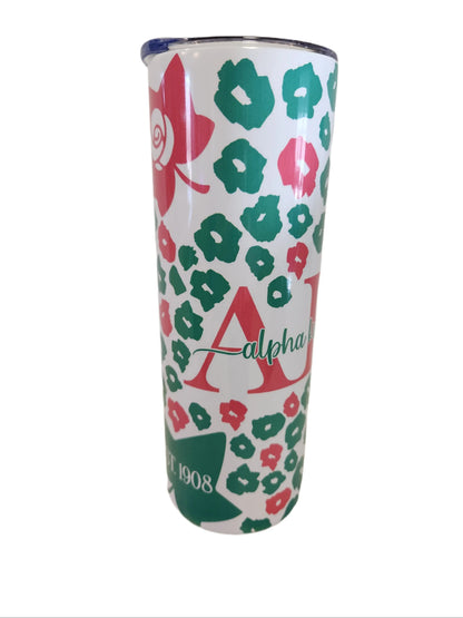 AKA Sority style 2 20oz Tumblers - Image #5