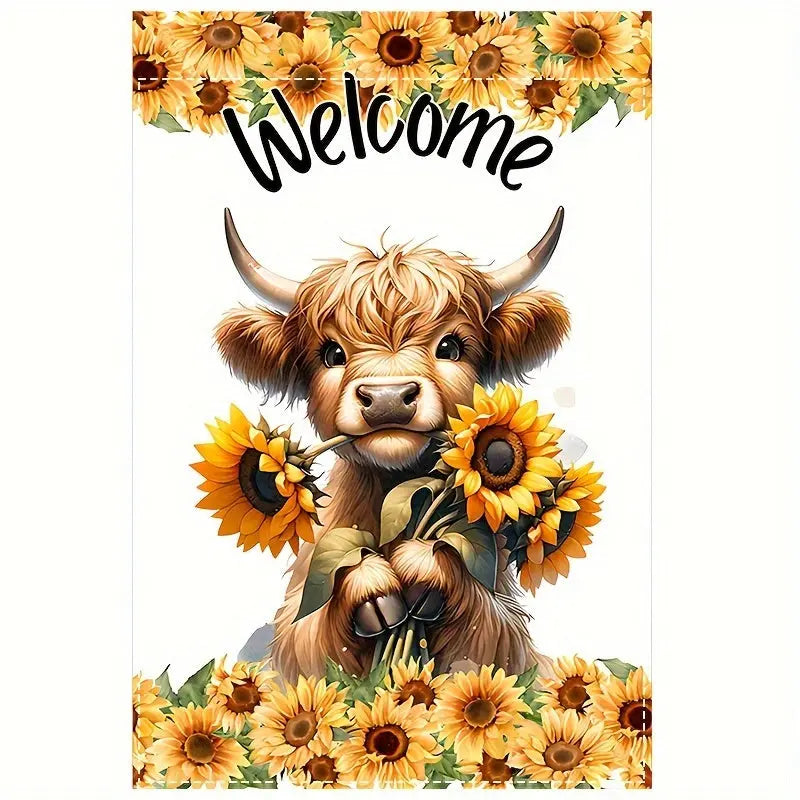  1https://alittledisandat.com › products › 1pc-highland-cow-sunflower-garden-flag-farmhouse-decorations-vertical-burlap-flag-summer-fall-yard-outdoor-decor-lawn-flag-double-sided-waterproof-flag-12-18inch1716835087262 variants6