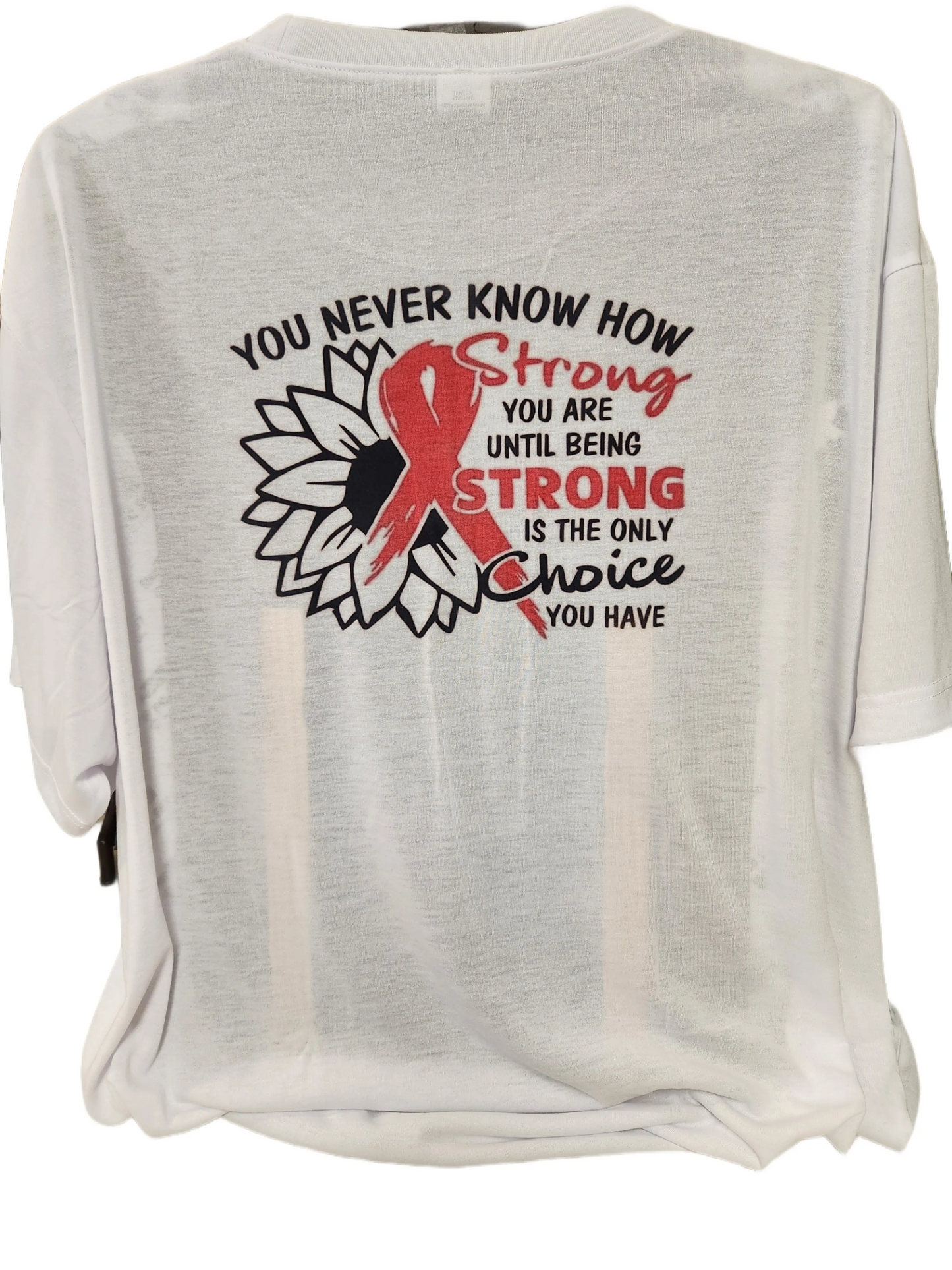 You never know how strong you are breast cancer T-shirts - Image #2