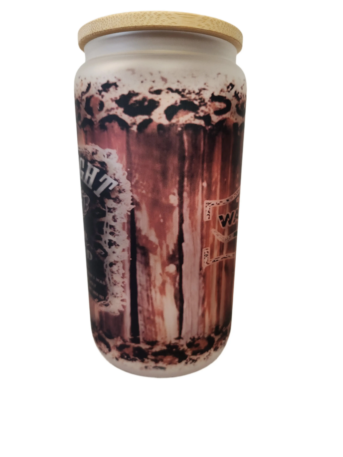 Last night, 16oz Frosted Glass Tumbler - Image #3