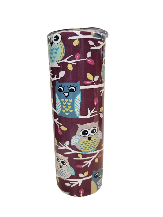 Custom 20oz Mutiple Owls Tumbler - Image #1