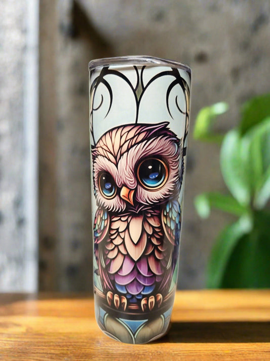 Custom 20oz Owl Tumbler - Image #1